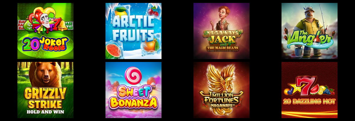 Seleção de Slots na luckyBET.COM